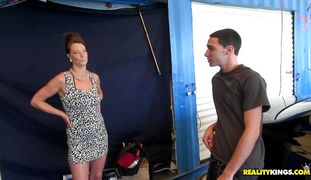 Sensual honey Mimi Moore is always ready for some pounding